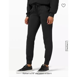 Lululemon Ready to Rulu Slim Fit Jogger Pants Size 6 Black Athleisure Running